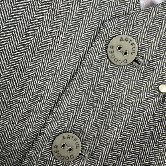 Artful Dodger vest NWT Vest Mens Grey Waistcoat 5 Button Sz.2XL Wool Mix Pockets - Picture 11 of 12